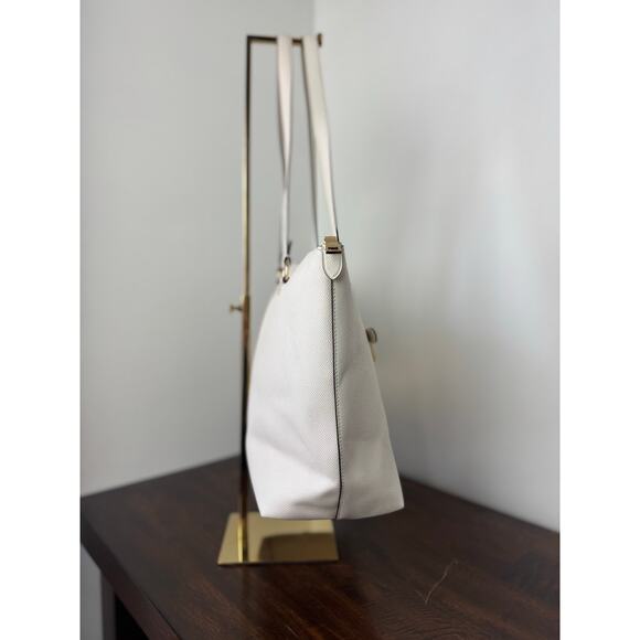 Coach Gallery Tote Gold/Chalk (off white/cream) EUC - Picture 8 of 12